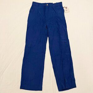 Autres Filles Cobalt Blue Straight Leg Trouser Size Large